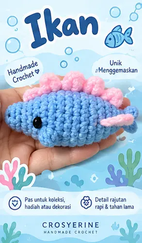 Ikan Rajutan Handmade CROSYERINE